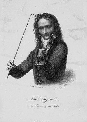 Lot 2833, Auction  118, Begas, Carl Joseph und Paganini, Nicolò, Nicolò Paganini aus der Erinnerung gezeichnet