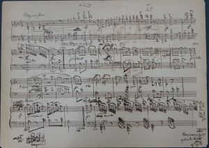 Lot 2864, Auction  118, Voss, Charles, Musikmanuskript 1856