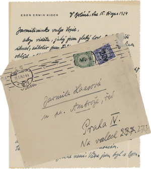 Lot 3017, Auction  118, Kisch, Egon Erwin, Brief. Brünn, 24. Oktober 1923