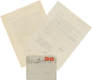 Lot 3048, Auction  118, Kisch, Egon Erwin, Masch. Brief. Berlin, 13. Dezember 1929