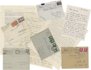 Lot 3049, Auction  118, Lyner, Gisela und Kisch, Egon Erwin,  4 (2 eigenhändige und 2 maschinenschriftliche) Briefe 