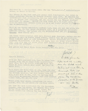 Los 3059 - Kisch, Egon Erwin - Maschinenschriftlicher Brief. Berlin, Berlin, 3. Januar 1931 - 0 - thumb