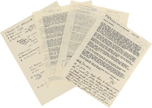 Lot 3076, Auction  118, Kisch, Egon Erwin, 3 eigenhändige und maschinenschriftliche Briefe an Jarmila Haasová
