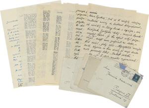 Lot 3083, Auction  118, Kisch, Egon Erwin, 6 Briefe des Jahres 1935, davon 3 (2 eigenhändige, 1 masch.) Briefe Kischs 
