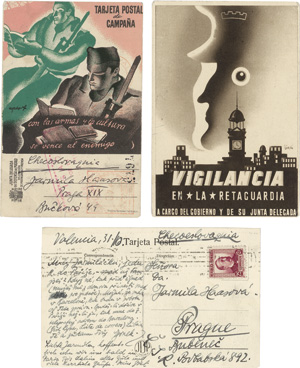 Lot 3093, Auction  118, Kisch, Egon Erwin, 4 eigenhändige Postkarten von Kisch aus Spanien 