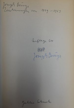 Lot 3229, Auction  118, Beuys, Joseph, Zeichnungen von 1949-1969