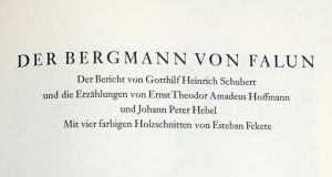 Lot 3316, Auction  118, Bergmann von Falun, Der und Edition Tiessen, Der Bergmann von Falun