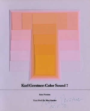Lot 3394, Auction  118, Gerstner, Karl, Color Sound 7