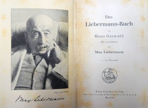 Lot 3595, Auction  118, Ostwald, Hans und Liebermann, Max, Das Liebermann-Buch (Vorzugsausgabe)