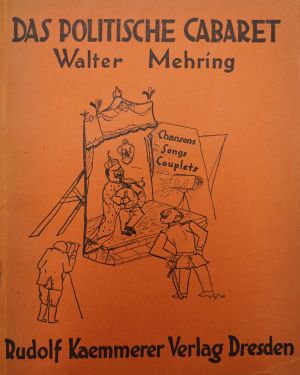 Lot 3621, Auction  118, Mehring, Walter, Das politische Cabaret