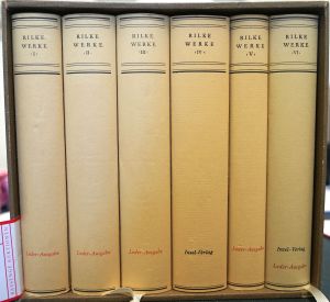 Lot 3712, Auction  118, Rilke, Rainer Maria und Insel Verlag, Sämtliche Werke