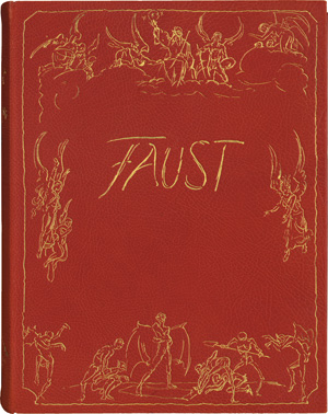 Lot 3763, Auction  118, Goethe, Johann Wolfgang von und Slevogt, Max - Illustr., Goethes Faust Zweiter Teil. Illustr. von Max Slevogt. Berlin 1927