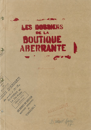 Lot 3769, Auction  118, Spoerri, Daniel, Les Dossiers de la Boutique aberrante