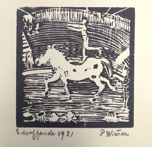 Lot 3822, Auction  118, Wimmer, Paula - Illustr., Gedenkmappe für Paul Westheim