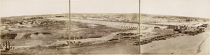 Lot 4008, Auction  118, Aswan Dam 1898-1902, Panoramic view of the low Aswan Dam