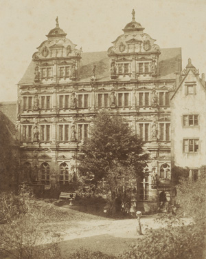 Lot 4060, Auction  118, Marville, Charles, Frontal view of Friedrichsbau, Heidelberg Castle