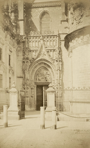 Lot 4067, Auction  118, Oppenheim, F. August, Puerta de las Campanillas, Sevilla Cathedral (Santa Maria de la Sede) 