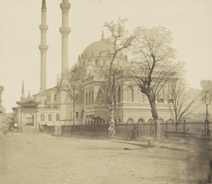 Lot 4076, Auction  118, Robertson, James, New Kiosk of Sultan Abdul Medjid, with Mosque at Tophanna