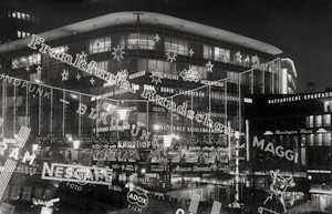 Lot 4344, Auction  118, Unknown Photographer, Neon lights in Frankfurt at night (multiple exposure)