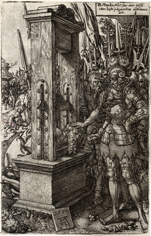 Lot 5005, Auction  118, Aldegrever, Heinrich, Titus Manlius enthauptet seinen Sohn