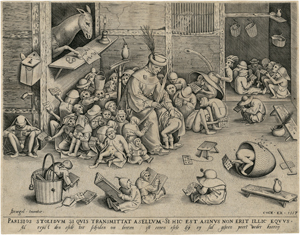 Lot 5035, Auction  118, Bruegel d. Ä., Pieter - nach, Der Esel in der Schule
