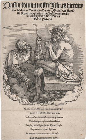 Lot 5049, Auction  118, Dürer, Albrecht, Titelblatt mit dem Schmerzensmann