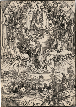 Lot 5051, Auction  118, Dürer, Albrecht, Johannes vor Gottvater und den Ältesten