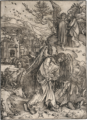 Lot 5052, Auction  118, Dürer, Albrecht, Der Engel mit dem Schlüssel zum Abgrund