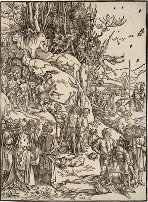 Lot 5059, Auction  118, Dürer, Albrecht, Marter der Zehntausend von Nikomedien