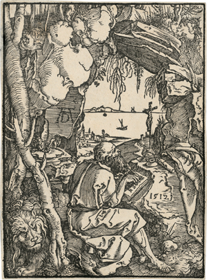 Lot 5062, Auction  118, Dürer, Albrecht, Der hl. Hieronymus in der Felsgrotte 
