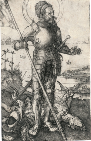 Lot 5071, Auction  118, Dürer, Albrecht, St. Georg zu Fuß