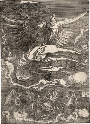 Lot 5075, Auction  118, Dürer, Albrecht, Das Schweißtuch, von einem Engel gehalten