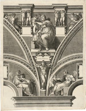 Lot 5087, Auction  118, Ghisi, Giorgio, Sibyllen und Propheten nach Michelangelo