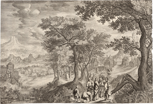 Lot 5113, Auction  118, Londerseel, Jan van, Landschaft mit Jakob und Rachel am Brunnen