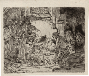 Lot 5144, Auction  118, Rembrandt Harmensz. van Rijn, Die Anbetung der Hirten mit der Lampe