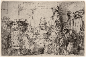 Lot 5147, Auction  118, Rembrandt Harmensz. van Rijn, Jesus unter den Schriftgelehrten sitzend