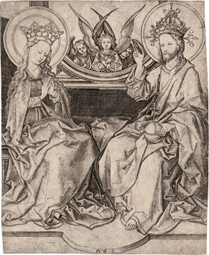 Lot 5171, Auction  118, Schongauer, Martin, Der Heiland segnet die heilige Jungfrau
