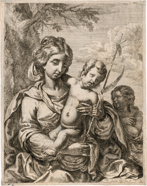 Lot 5182, Auction  118, Triva, Antonio Domenico, Die Jungfrau mit dem Christuskind und Johannesknaben