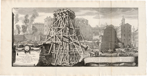 Lot 5197, Auction  118, Westerhout, Arnold van, Scenographia Machinae ...: Die Errichtung der Säule von Antoninus Pius in Rom 