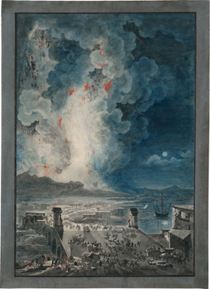Lot 5220, Auction  118, Desprez, Louis Jean, Die große Eruption des Vesuvs