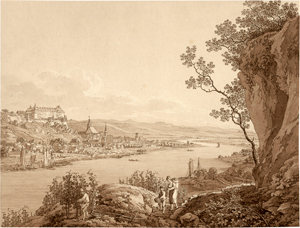 Lot 5296, Auction  118, Zingg, Adrian - Schule, Blick auf Pirna mit Schloss Sonnenstein