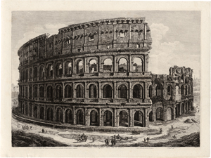 Lot 5337, Auction  118, Rossini, Luigi, Veduta dell'Anfiteatro Flavio, detto il Colosseo