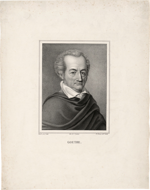 Lot 5342, Auction  118, Strixner, Johann Nepomuk, Bildnis Johann Wolfgang von Goethe