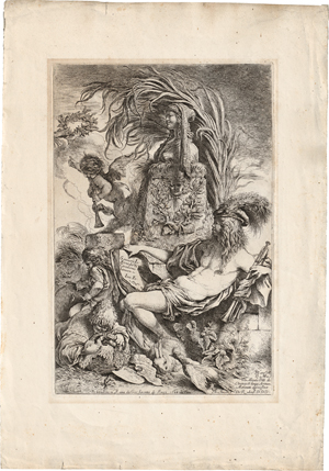 Lot 5438, Auction  118, Castiglione, Giovanni Benedetto, Der Genius des Künstlers