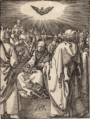 Lot 5447, Auction  118, Dürer, Albrecht, Sendung des heiligen Geistes