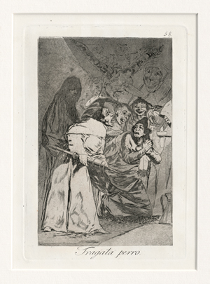 Lot 5470, Auction  118, Goya, Francisco de, Tragala perro
