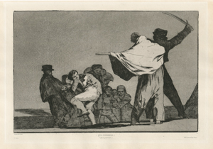 Lot 5477, Auction  118, Goya, Francisco de, Disparate Conocido (!Que Guerrero!). 