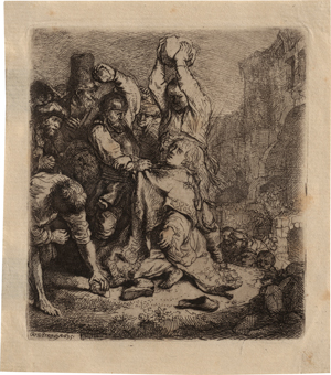 Lot 5587, Auction  118, Rembrandt Harmensz. van Rijn, Die Steinigung des hl. Stephanus