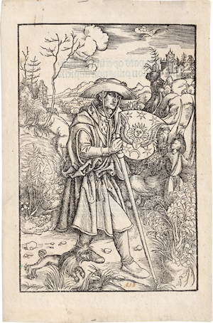 Lot 5610, Auction  118, Straßburg, um 1502. Johannes Gerson als Pilger