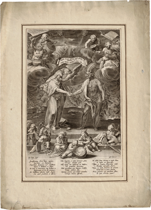 Lot 5613, Auction  118, Veen, Gijsbert van, Allegorie der Vermählung des Bösen mit dem Teufel